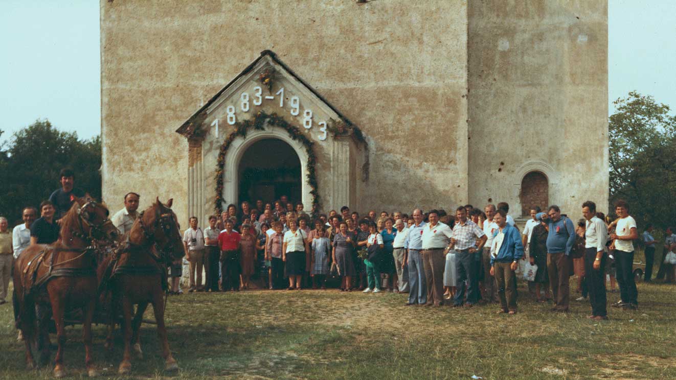 1983 - il Circolo celebra a Mahovljani il centenario dell'emigrazione in Bosnia
